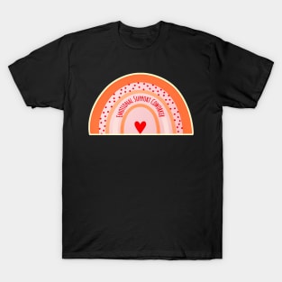 cute emotional support coworker workplace funny for friends T-Shirt